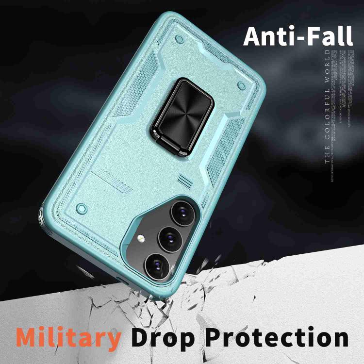Ring Holder PC Hybrid TPU Phone Case, For Samsung Galaxy S25 5G, For Samsung Galaxy S25+ 5G, For Samsung Galaxy S25 Ultra 5G