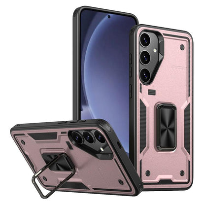 Ring Holder PC Hybrid TPU Phone Case, For Samsung Galaxy S25 5G, For Samsung Galaxy S25+ 5G, For Samsung Galaxy S25 Ultra 5G