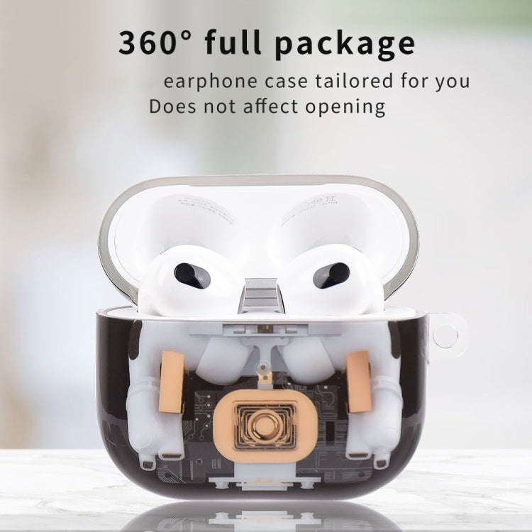 Mechanical Structure Earbuds Box Protective Case, For AirPods 4
