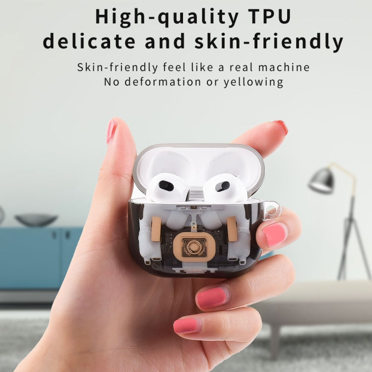 Mechanical Structure Earbuds Box Protective Case, For AirPods 4