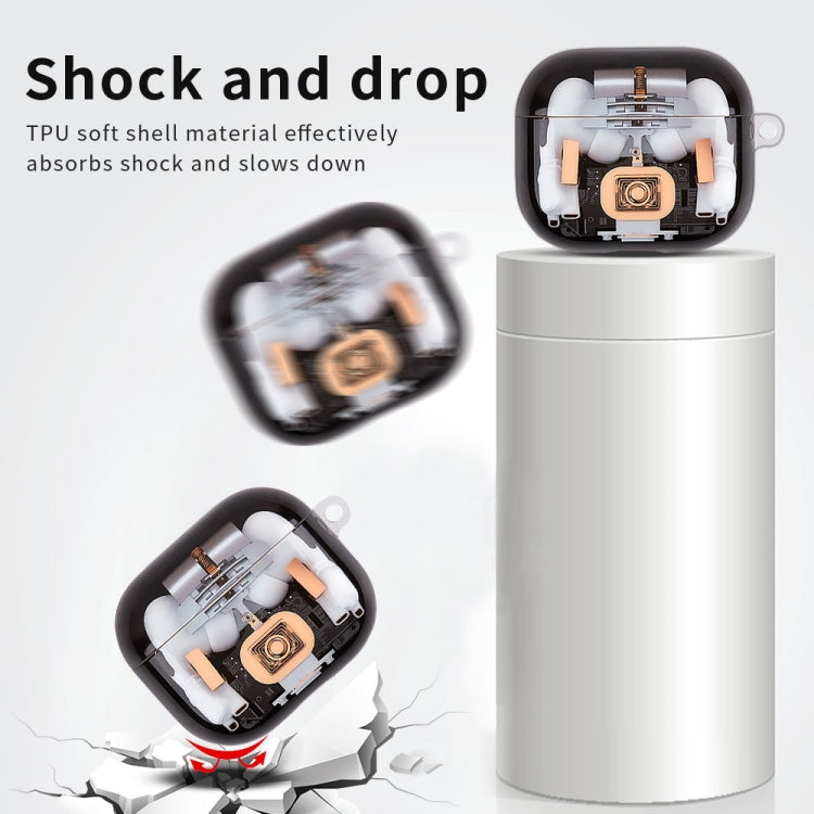 Mechanical Structure Earbuds Box Protective Case, For AirPods 4