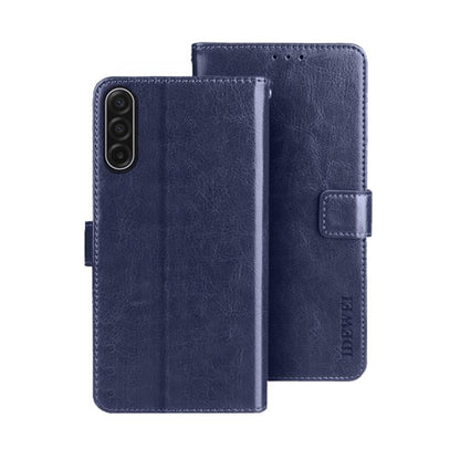 idewei Crazy Horse Texture Leather Phone Case, For Samsung Galaxy S25 FE 5G, For Samsung Galaxy A07 4G, For Samsung Galaxy A17 5G
