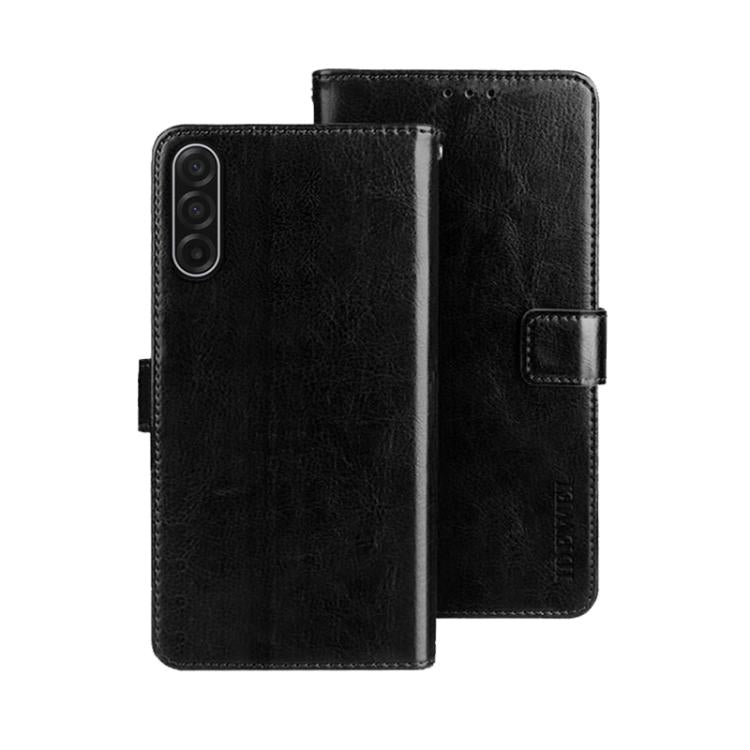 idewei Crazy Horse Texture Leather Phone Case, For Samsung Galaxy S25 FE 5G, For Samsung Galaxy A07 4G, For Samsung Galaxy A17 5G