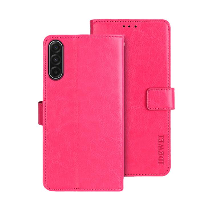 idewei Crazy Horse Texture Leather Phone Case, For Samsung Galaxy S25 FE 5G, For Samsung Galaxy A07 4G, For Samsung Galaxy A17 5G