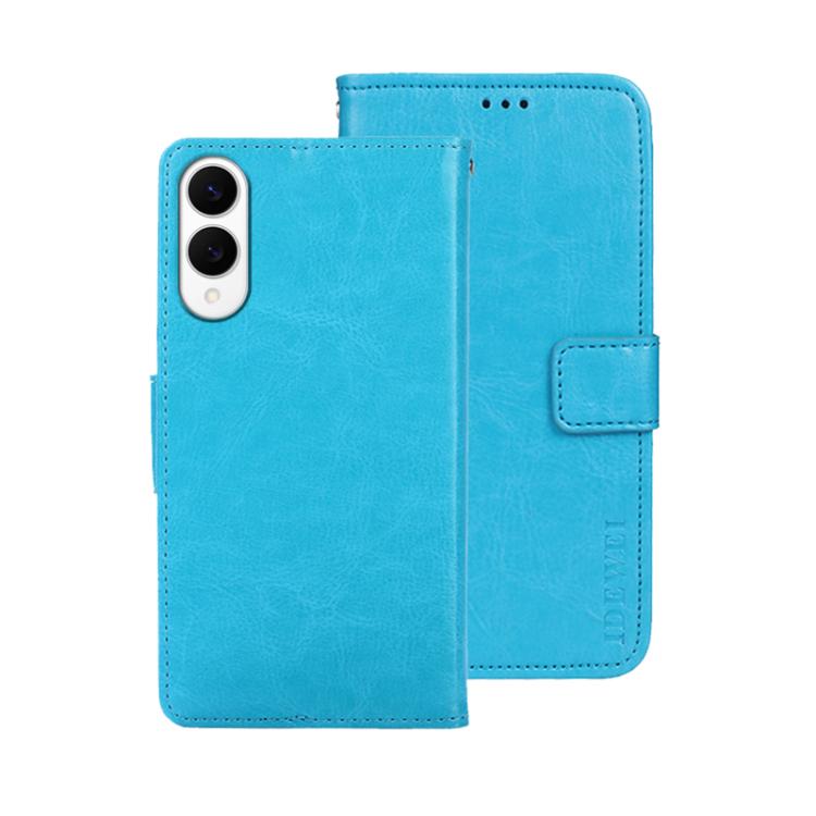 idewei Crazy Horse Texture Leather Phone Case, For Samsung Galaxy S25 Edge 5G, For Samsung Galaxy S25 5G, For Samsung Galaxy S25+ 5G