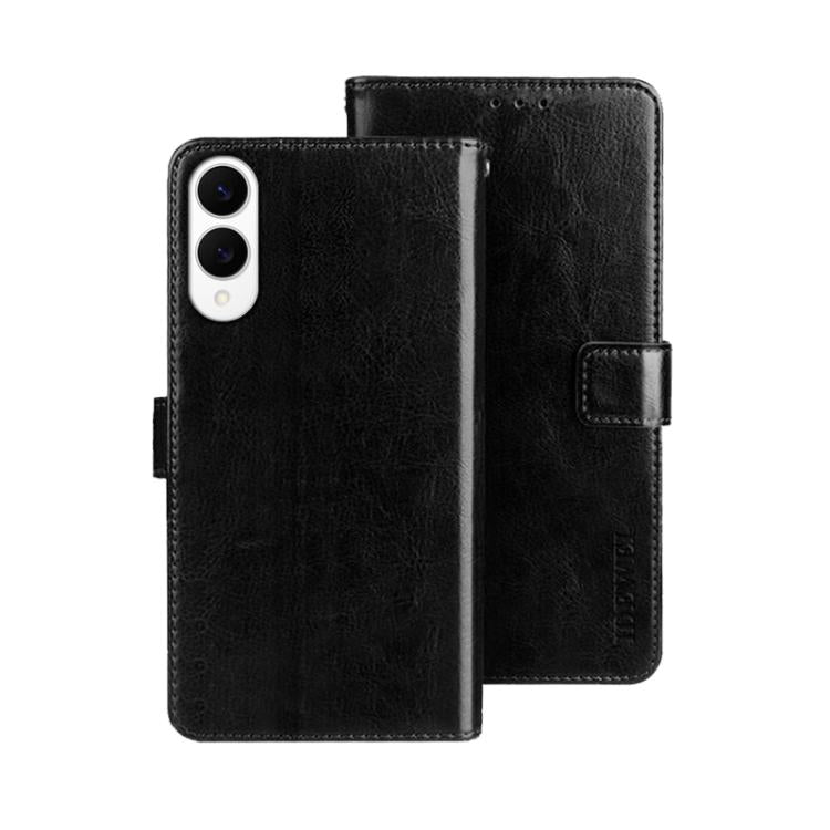 idewei Crazy Horse Texture Leather Phone Case, For Samsung Galaxy S25 Edge 5G, For Samsung Galaxy S25 5G, For Samsung Galaxy S25+ 5G