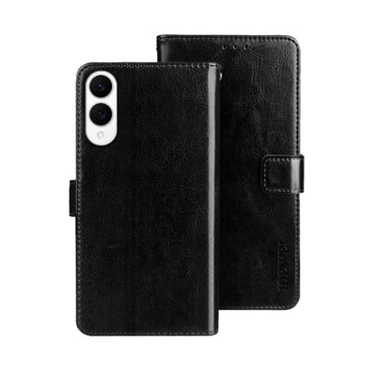 idewei Crazy Horse Texture Leather Phone Case, For Samsung Galaxy S25 Edge 5G, For Samsung Galaxy S25 5G, For Samsung Galaxy S25+ 5G