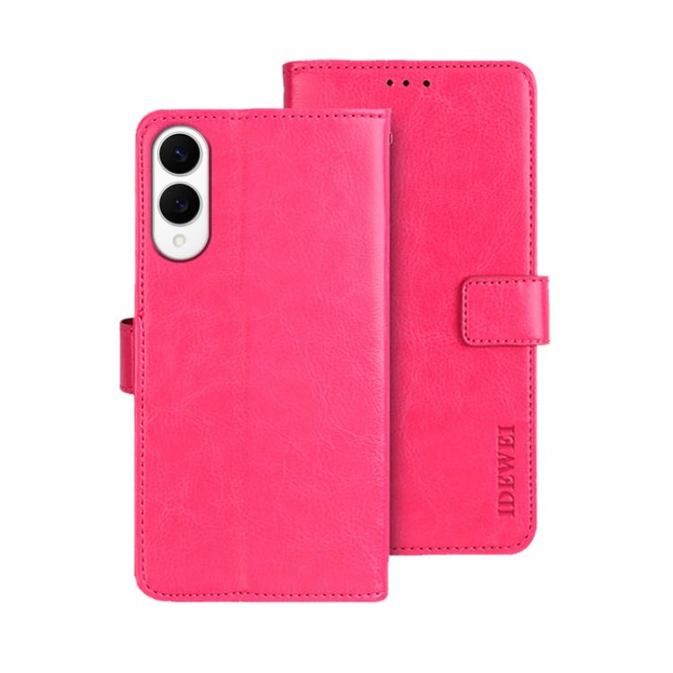 idewei Crazy Horse Texture Leather Phone Case, For Samsung Galaxy S25 Edge 5G, For Samsung Galaxy S25 5G, For Samsung Galaxy S25+ 5G