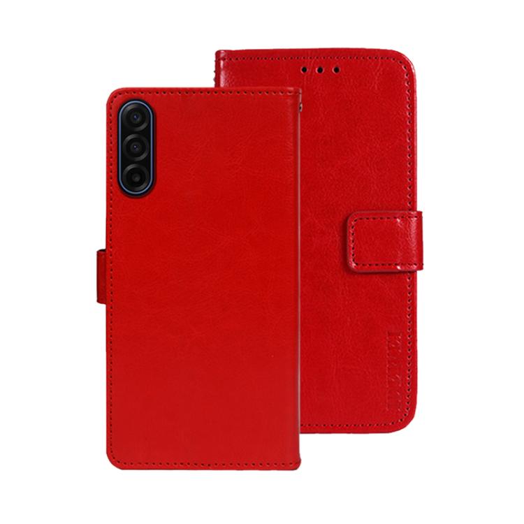 idewei Crazy Horse Texture Leather Phone Case, For Samsung Galaxy S25 FE 5G, For Samsung Galaxy A07 4G, For Samsung Galaxy A17 5G
