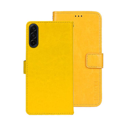 idewei Crazy Horse Texture Leather Phone Case, For Samsung Galaxy S25 FE 5G, For Samsung Galaxy A07 4G, For Samsung Galaxy A17 5G