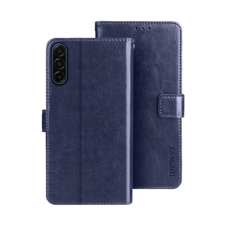 idewei Crazy Horse Texture Leather Phone Case, For Samsung Galaxy S25 FE 5G, For Samsung Galaxy A07 4G, For Samsung Galaxy A17 5G