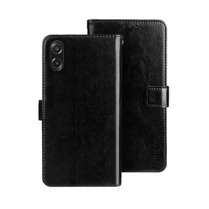 idewei Crazy Horse Texture Leather Phone Case, For Samsung Galaxy S25 FE 5G, For Samsung Galaxy A07 4G, For Samsung Galaxy A17 5G