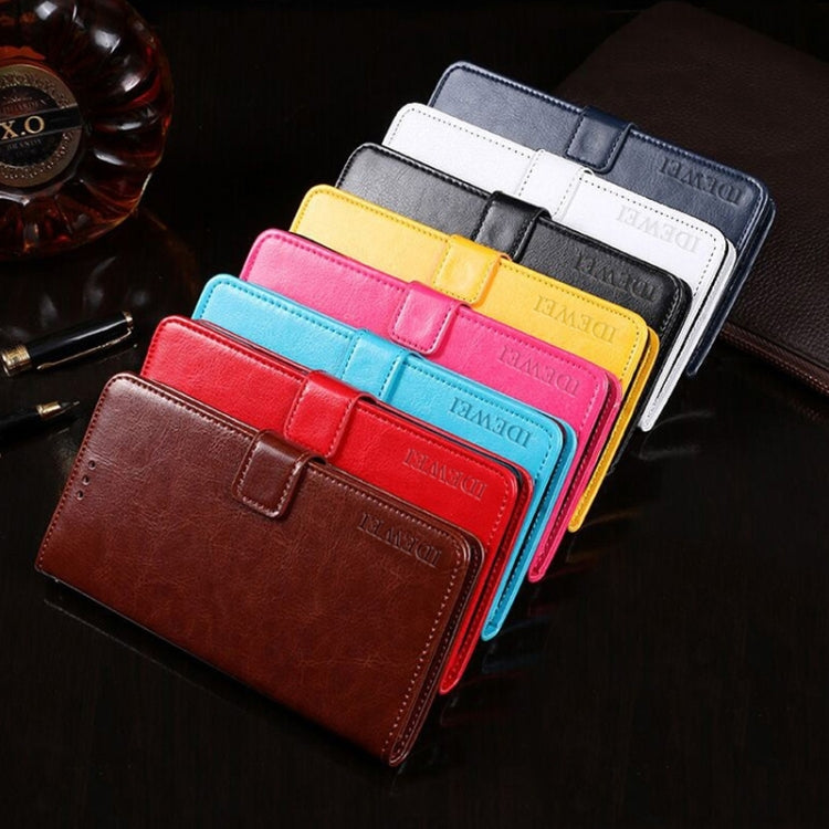idewei Crazy Horse Texture Leather Phone Case, For Samsung Galaxy S25 Ultra 5G, For Samsung Galaxy S24 FE 5G