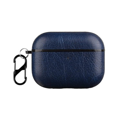 One-Piece Style Leather Earphone Protective Case with Hook, For AirPods Pro 3, For AirPods 4