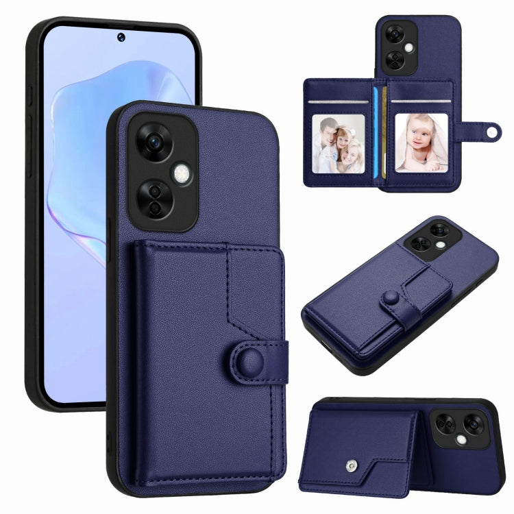 Button Card Bag RFID Anti-theft Phone Case, For OnePlus Nord CE4, For OnePlus Nord CE 3 Lite