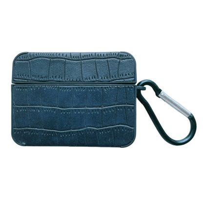 Crocodile Pattern Square Leather Earphone Case, For AirPods 4, For AirPods Pro 2, For AirPods 3