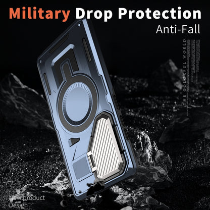 Shield Frame Holder MagSafe Phone Case, For Samsung Galaxy S23 5G, For Samsung Galaxy S22 Ultra 5G