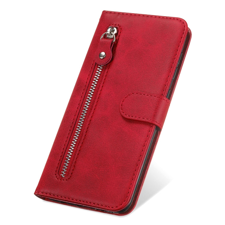 Fashion Calf Texture Zipper Horizontal Flip Leather Case with Stand & Card Slots & Wallet Function, For iPhone 12 Pro / 12, For iPhone 12 Pro Max, For Xiaomi Redmi 9C, For Xiaomi Redmi 9A
