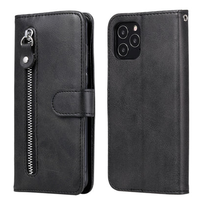 Fashion Calf Texture Zipper Horizontal Flip Leather Case with Stand & Card Slots & Wallet Function, For iPhone 12 Pro / 12, For iPhone 12 Pro Max, For Xiaomi Redmi 9C, For Xiaomi Redmi 9A