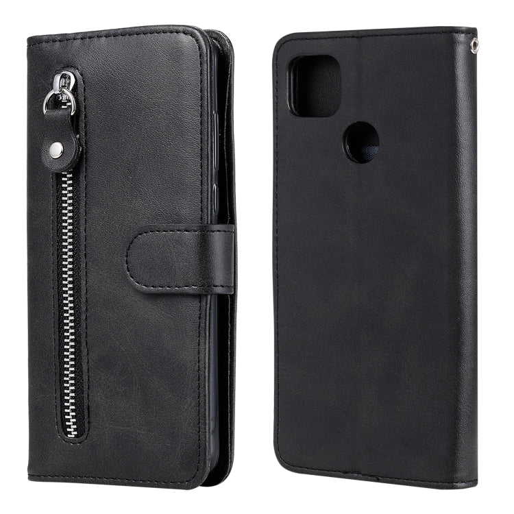 Fashion Calf Texture Zipper Horizontal Flip Leather Case with Stand & Card Slots & Wallet Function, For iPhone 12 Pro / 12, For iPhone 12 Pro Max, For Xiaomi Redmi 9C, For Xiaomi Redmi 9A