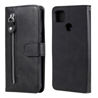 Fashion Calf Texture Zipper Horizontal Flip Leather Case with Stand & Card Slots & Wallet Function, For iPhone 12 Pro / 12, For iPhone 12 Pro Max, For Xiaomi Redmi 9C, For Xiaomi Redmi 9A