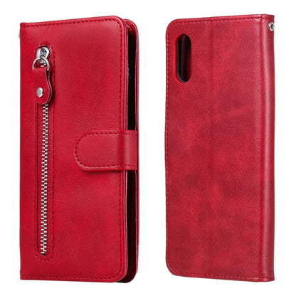 Fashion Calf Texture Zipper Horizontal Flip Leather Case with Stand & Card Slots & Wallet Function, For iPhone 12 Pro / 12, For iPhone 12 Pro Max, For Xiaomi Redmi 9C, For Xiaomi Redmi 9A