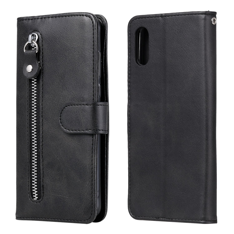 Fashion Calf Texture Zipper Horizontal Flip Leather Case with Stand & Card Slots & Wallet Function, For iPhone 12 Pro / 12, For iPhone 12 Pro Max, For Xiaomi Redmi 9C, For Xiaomi Redmi 9A