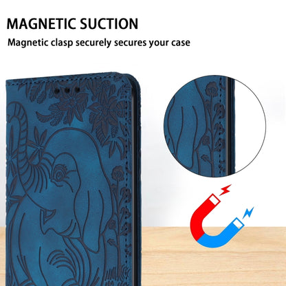 Retro Elephant Embossed Leather Phone Case, For Samsung Galaxy S25 5G, For Samsung Galaxy S25+ 5G, For Samsung Galaxy S25 Ultra 5G, For Samsung Galaxy S24 FE 5G