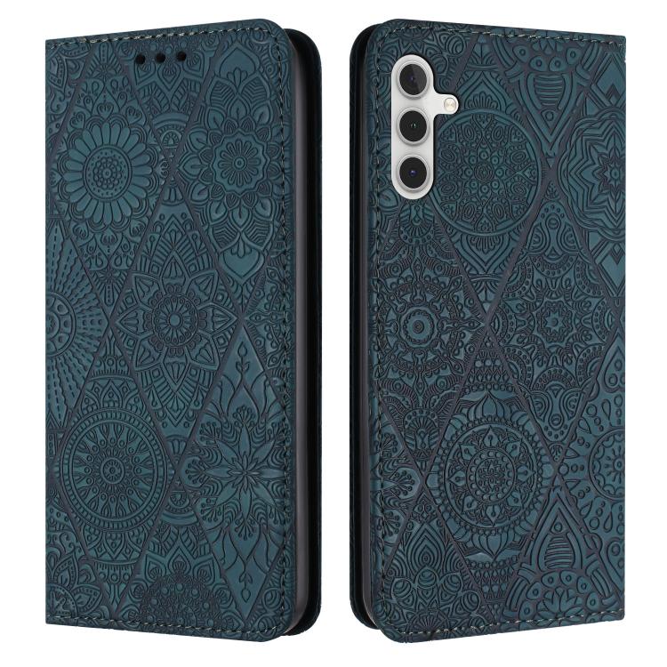 Ethnic Embossed Adsorption Leather Phone Case, For Samsung Galaxy S25 FE 5G, For Samsung Galaxy S25 5G, For Samsung Galaxy S25+ 5G, For Samsung Galaxy S25 Ultra 5G