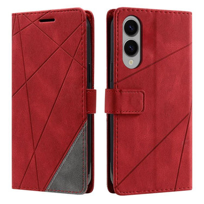 Skin Feel Splicing Leather Phone Case, For Samsung Galaxy S25 Edge 5G, For Samsung Galaxy S25 5G, For Samsung Galaxy S25+ 5G, For Samsung Galaxy S25 Ultra 5G