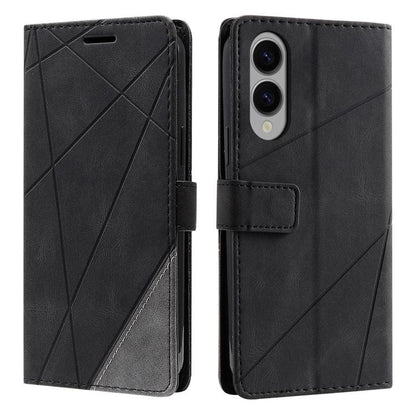 Skin Feel Splicing Leather Phone Case, For Samsung Galaxy S25 Edge 5G, For Samsung Galaxy S25 5G, For Samsung Galaxy S25+ 5G, For Samsung Galaxy S25 Ultra 5G