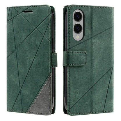 Skin Feel Splicing Leather Phone Case, For Samsung Galaxy S25 Edge 5G, For Samsung Galaxy S25 5G, For Samsung Galaxy S25+ 5G, For Samsung Galaxy S25 Ultra 5G