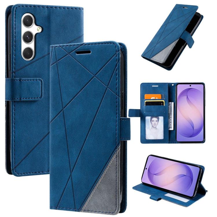 Skin Feel Splicing Leather Phone Case, For Galaxy S26+ 5G, For Galaxy S26 Ultra 5G, For Galaxy S26 5G, For Galaxy S25 FE 5G