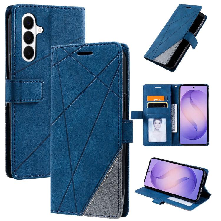 Skin Feel Splicing Leather Phone Case, For Galaxy S26+ 5G, For Galaxy S26 Ultra 5G, For Galaxy S26 5G, For Galaxy S25 FE 5G