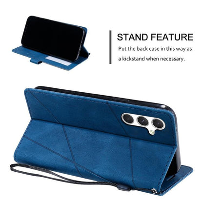 Skin Feel Splicing Leather Phone Case, For Galaxy S26+ 5G, For Galaxy S26 Ultra 5G, For Galaxy S26 5G, For Galaxy S25 FE 5G