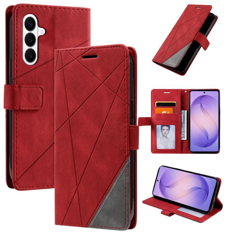 Skin Feel Splicing Leather Phone Case, For Galaxy S26+ 5G, For Galaxy S26 Ultra 5G, For Galaxy S26 5G, For Galaxy S25 FE 5G