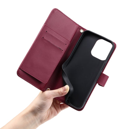 Ring Buckle Rhombic Leather Phone Case, For iPhone 14 Pro Max, For iPhone 7 / 8 / SE 2022, For iPhone 13 Pro Max, For iPhone 13 Pro