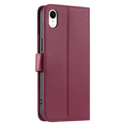 Ring Buckle Rhombic Leather Phone Case, For iPhone XR, For iPhone XS Max, For iPhone 7 Plus / 8 Plus