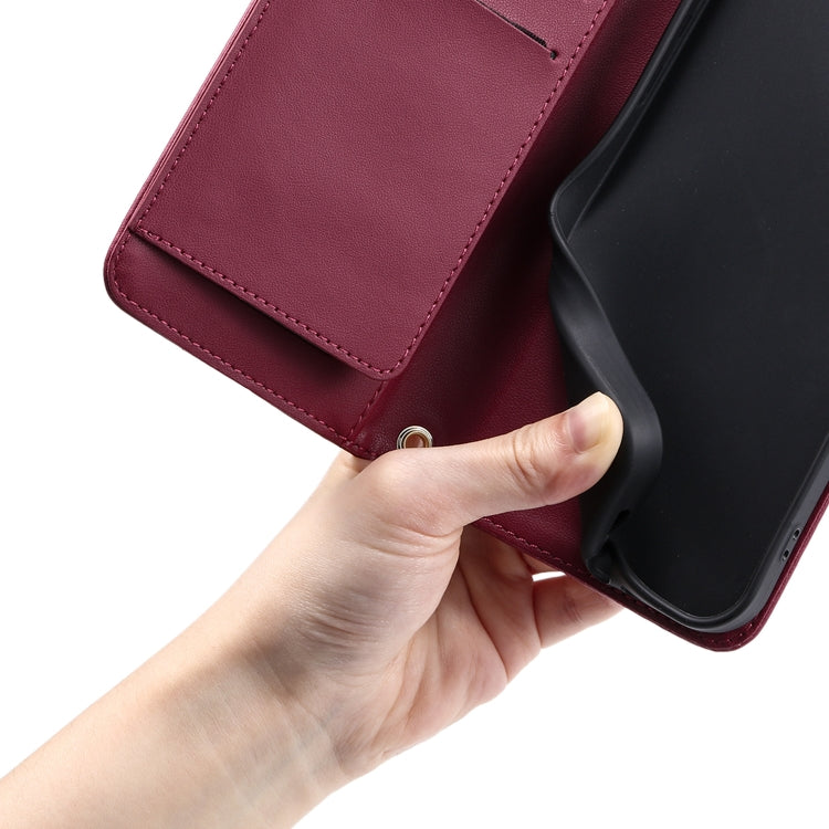 Ring Buckle Rhombic Leather Phone Case, For Samsung Galaxy S24 FE 5G, For Samsung Galaxy S24 Ultra 5G, For Samsung Galaxy S24+ 5G, For Samsung Galaxy S24 5G