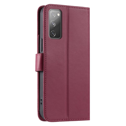 Ring Buckle Rhombic Leather Phone Case, For Samsung Galaxy S20 FE, For Samsung Galaxy S22 Ultra 5G, For Samsung Galaxy S22+ 5G, For Samsung Galaxy S22 5G