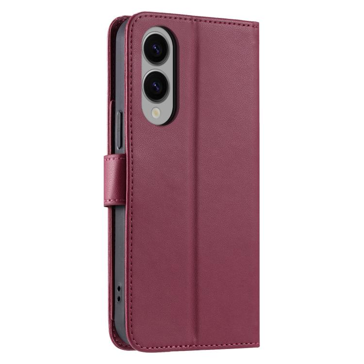 Ring Buckle Rhombic Leather Phone Case, For Samsung Galaxy S25 Edge 5G, For Samsung Galaxy S25 5G, For Samsung Galaxy S25+ 5G, For Samsung Galaxy S25 Ultra 5G