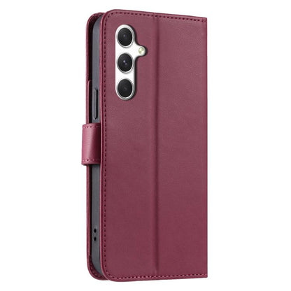 Ring Buckle Rhombic Leather Phone Case, For Galaxy S25 FE 5G, For Galaxy S25 Edge 5G, For Galaxy S25 5G, For Galaxy S25+ 5G