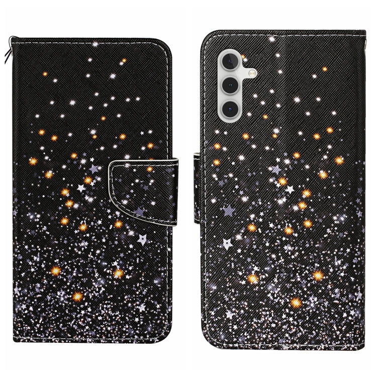 Colored Drawing Pattern Leather Phone Case, For Samsung Galaxy S25+ 5G