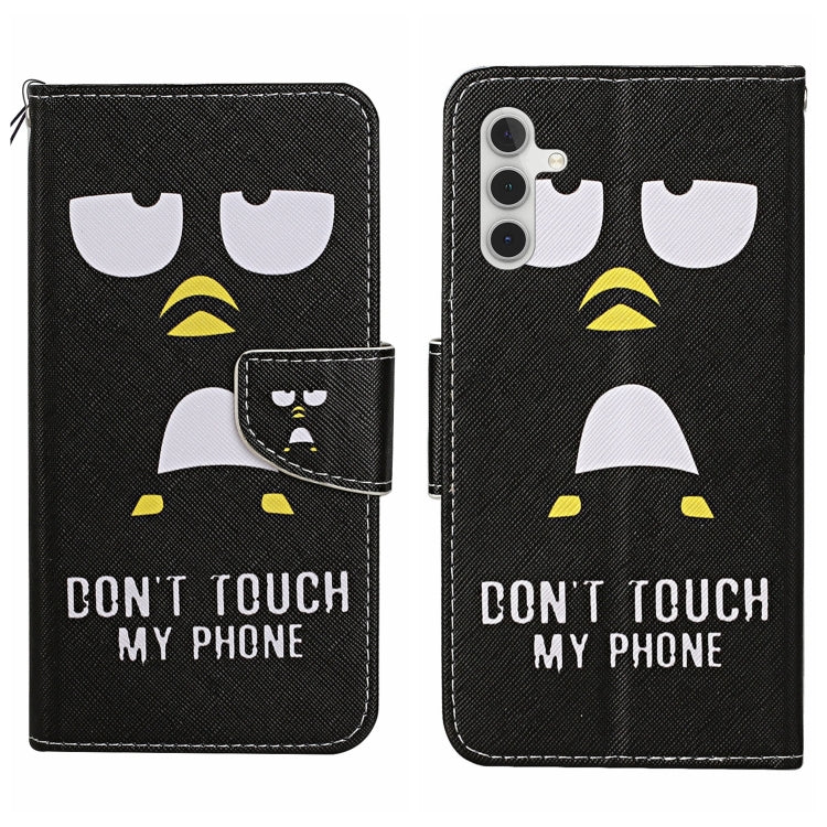 Colored Drawing Pattern Leather Phone Case, For Samsung Galaxy S25+ 5G