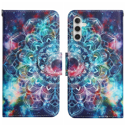 Colored Drawing Pattern Leather Phone Case, For Samsung Galaxy S25+ 5G