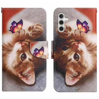 Colored Drawing Pattern Leather Phone Case, For Samsung Galaxy S25+ 5G