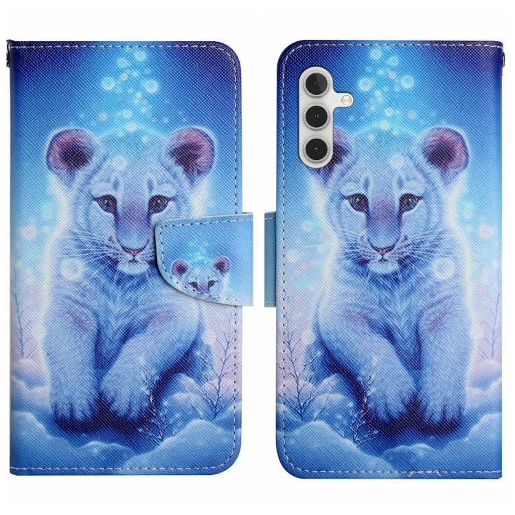 Colored Drawing Pattern Leather Phone Case, For Samsung Galaxy S25+ 5G