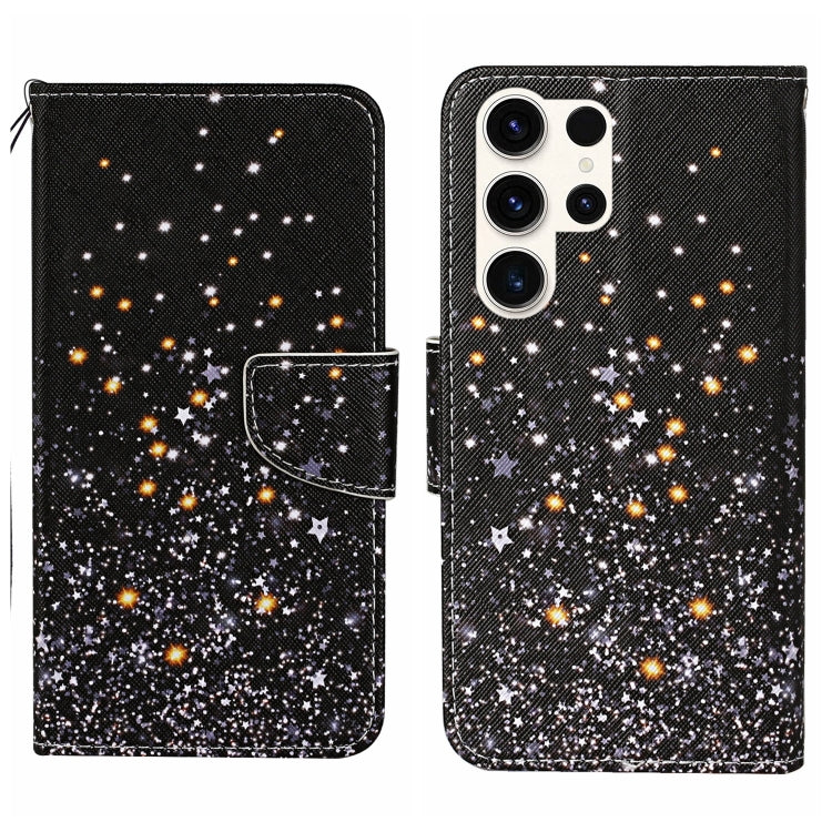 Colored Drawing Pattern Leather Phone Case, For Samsung Galaxy S25 Ultra 5G
