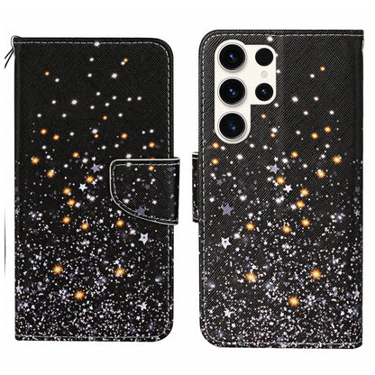 Colored Drawing Pattern Leather Phone Case, For Samsung Galaxy S25 Ultra 5G