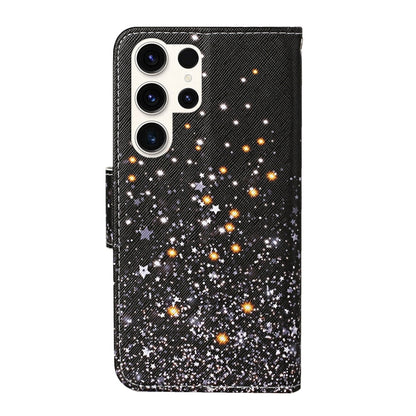 Colored Drawing Pattern Leather Phone Case, For Samsung Galaxy S25 Ultra 5G
